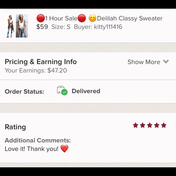 1LEFT❌5 🌟RATED❤️  👀😊CUDDLE ME🔴soft sweater - Picture 5 of 8